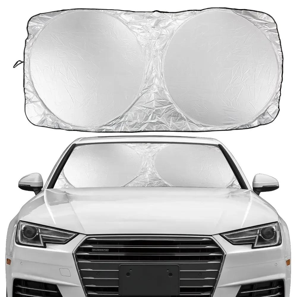 Car Front Window Sunshade Cover Sun Shade Windshield Visor Windscreen Folding Auto UV Protection Curtain Styling Accessories