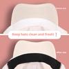 50Pcs Disposable Forehead Sweat Pad Adhesive Hat Liner Inserts Sweat Absorbing Strips for Running Caps Shirt Collars