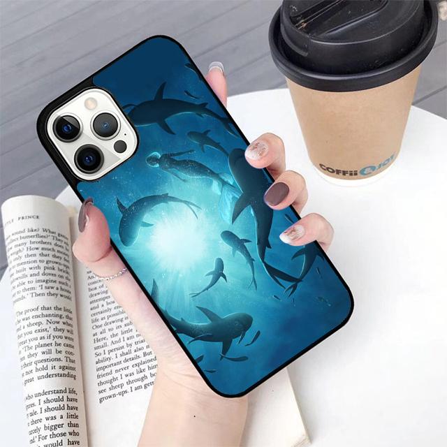 Blue Whale Phone Case For Apple iPhone 17 Air Pro Max Plus Coque For iPhone 17 Air 14 15 16 13 12 Max Cover