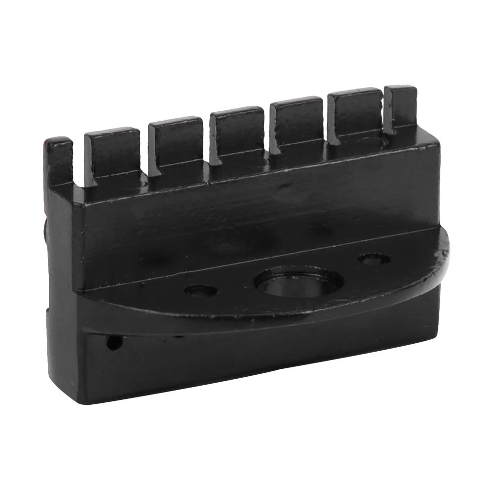 Dado di Bloccaggio in Lega di Zinco per Chitarra Elettrica Senza Testa Set Dado di Bloccaggio Nero con Chiave a Vite