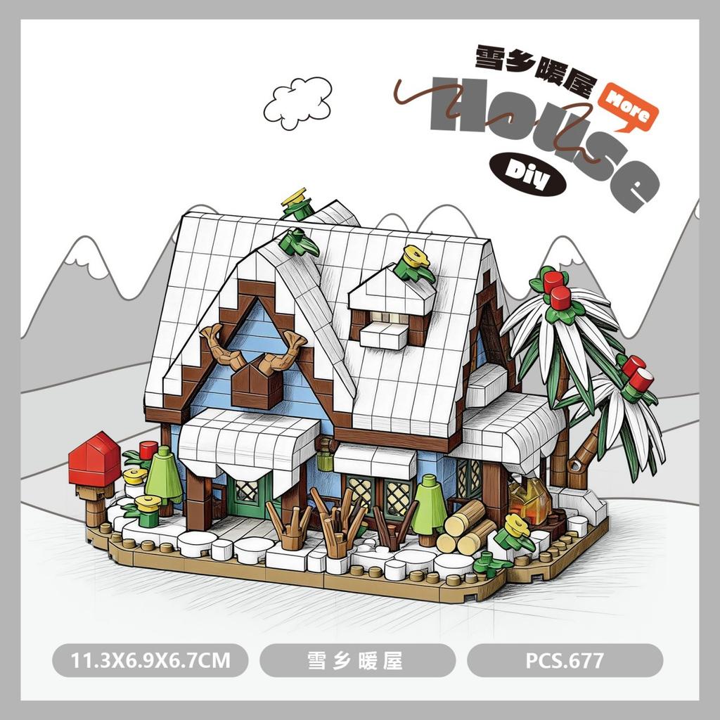 High-Standard Miniature Top-Grade Four Top-Grade Seasons First-Class Cabin High-Standard Assembly Superior-Grade Building-Bricks Construction-Kit