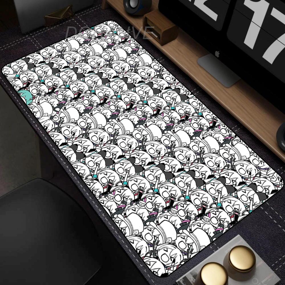 Anime Girl Mouse Pad Gamer Keyboard Pads Desk Hatsune Miku Kawaii Mouse Mat Carpet Rubber Tapis Souris Gaming Exquisite Mousepad