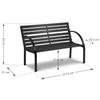 Panca da Giardino con Schienale 117,5 X 83 X Sofotel Luca