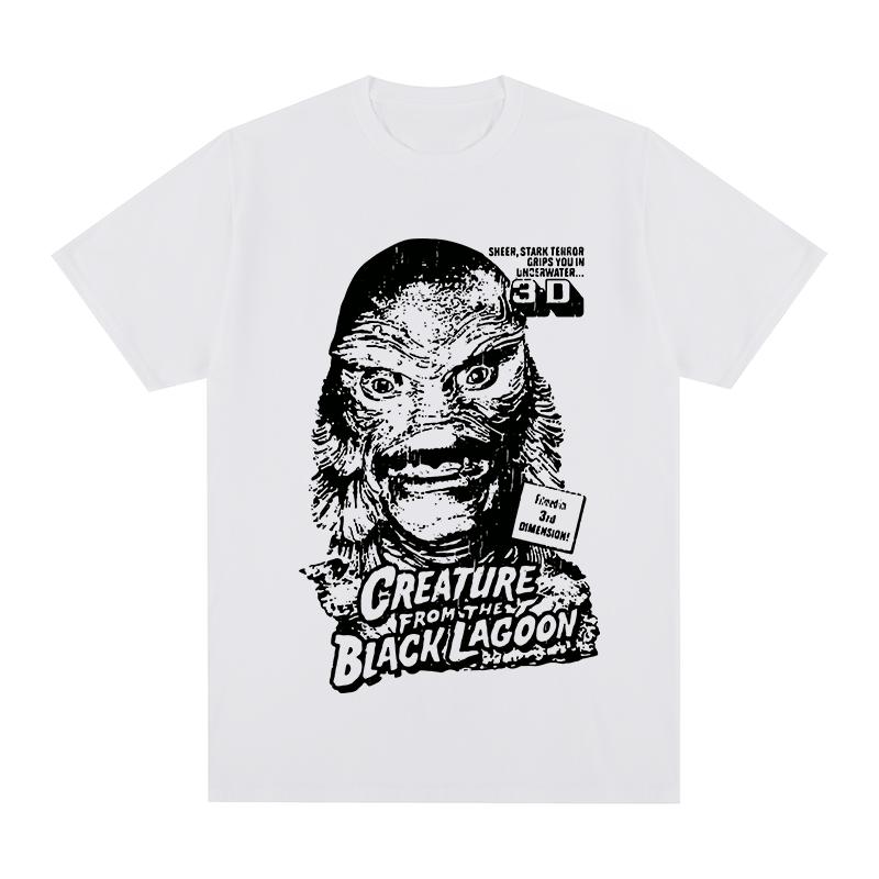 Creature from the Black Lagoon Vintage T-shirt Retro Style Black Female Lovers Cotton Men T Shirt New TEE TSHIRT Womens Tops