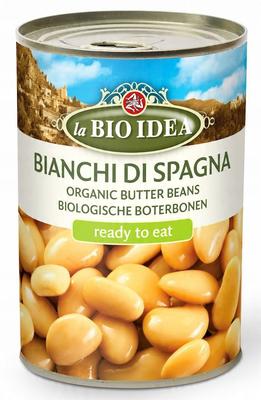 FASOLA MAŚLANA W PIWNYM SOSIE EKOLOGICZNA 400 g (240 gramów) - LA BIO IDEA
