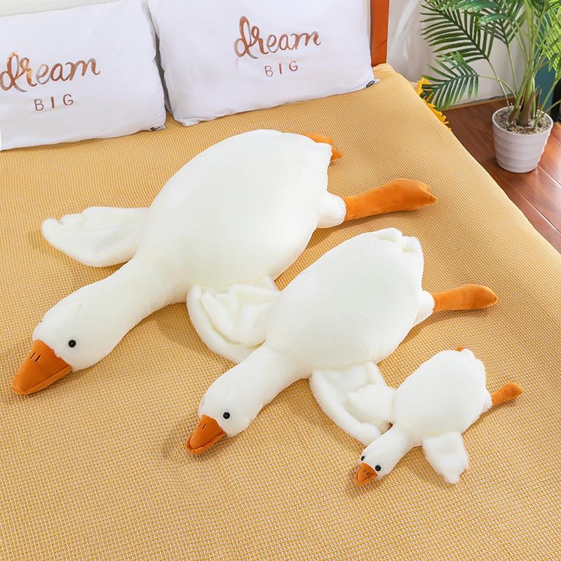 80cm Funny Goose Plush Toy, Soft Duck Pillow, Cute Stuffed Animal for Sleeping, Kids Gift, Girlfriend Birthday Present