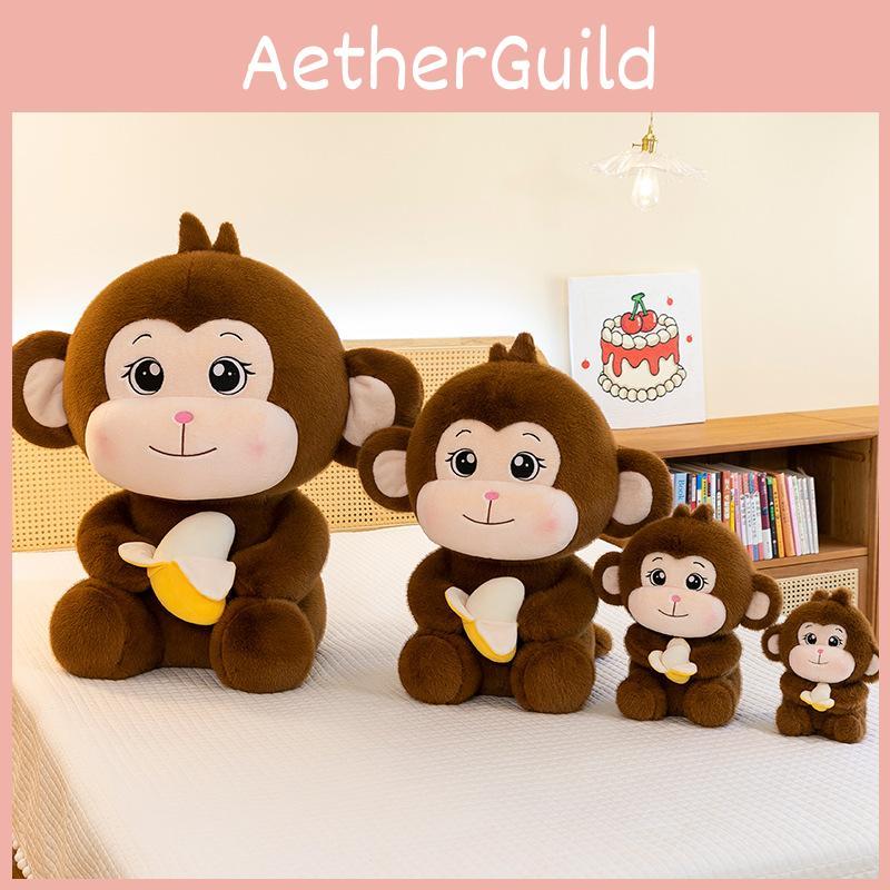 Adorable Monkey Plush Toy Cute Stuffed Animal For Kids And Girlfriend Gifts 33cm
