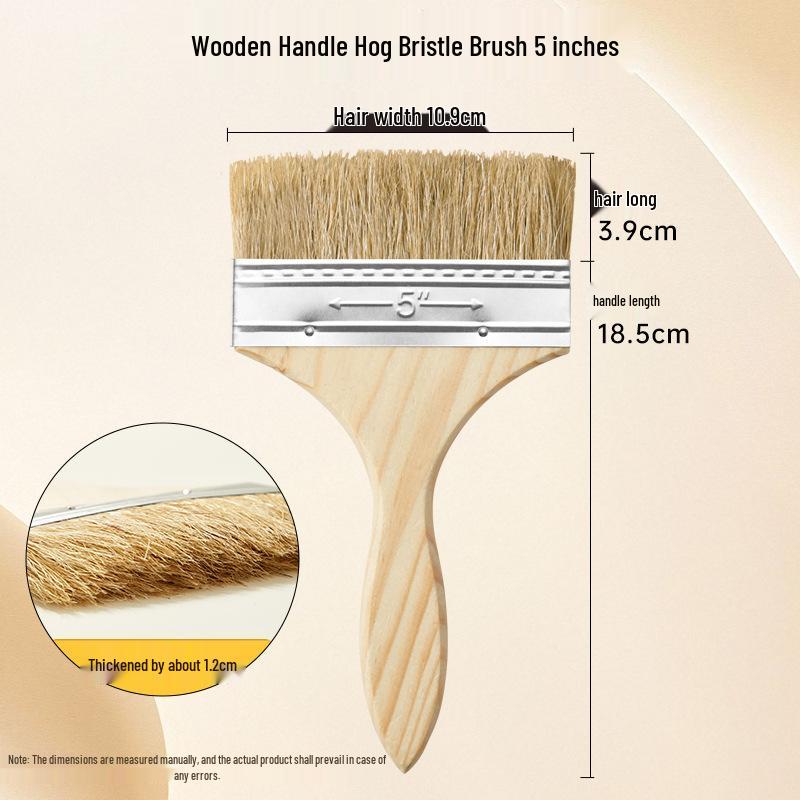 Multifunctional Nylon Brush: BBQ, Paint, Cleaning, 1-12 Plate Sizes