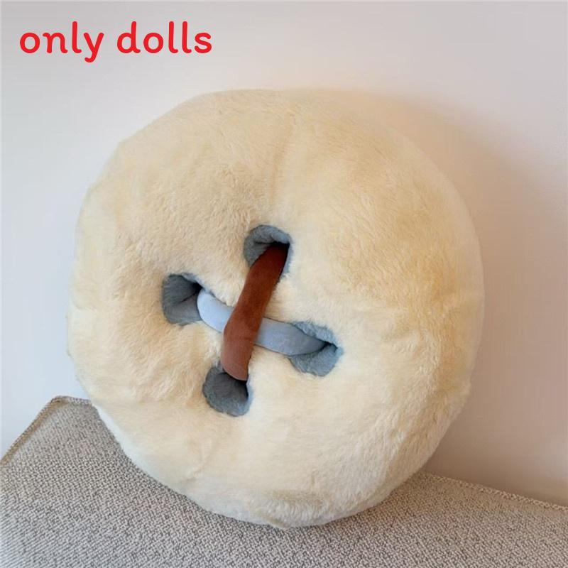 

Modern Minimalist Button Cushion For Office Chair Lumbar Support Home Decor LightYellow