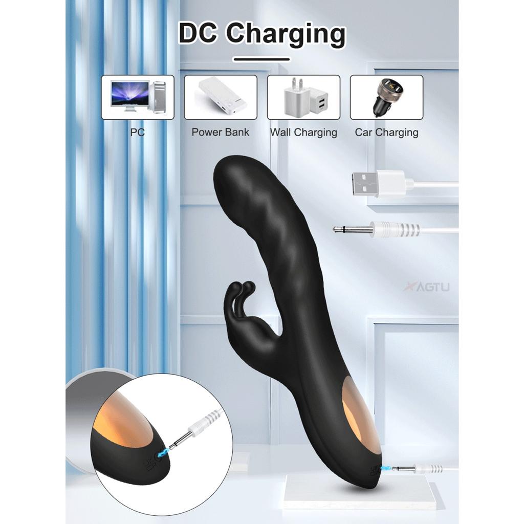 1 Pcs Rabbit Vibrator Clitoris Stimulator Vibrator with 10 Vibration Mode, Personal Massager, Sex Toys for Women