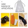 Clear Drawstring Bag Transparent Storage Bag for Sports Events Concerts Travel Lunch School Office Quick Security Check Large