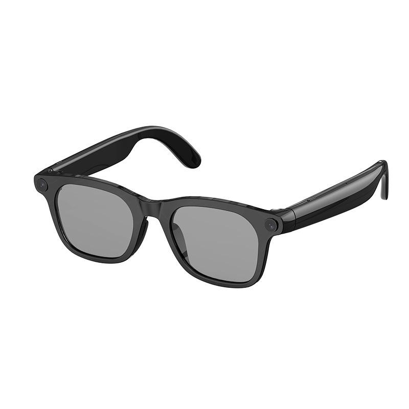 AI Smart Translation Glasses with 1200W Camera, Image Recognition, Recording, and Replaceable Myopia Lenses.