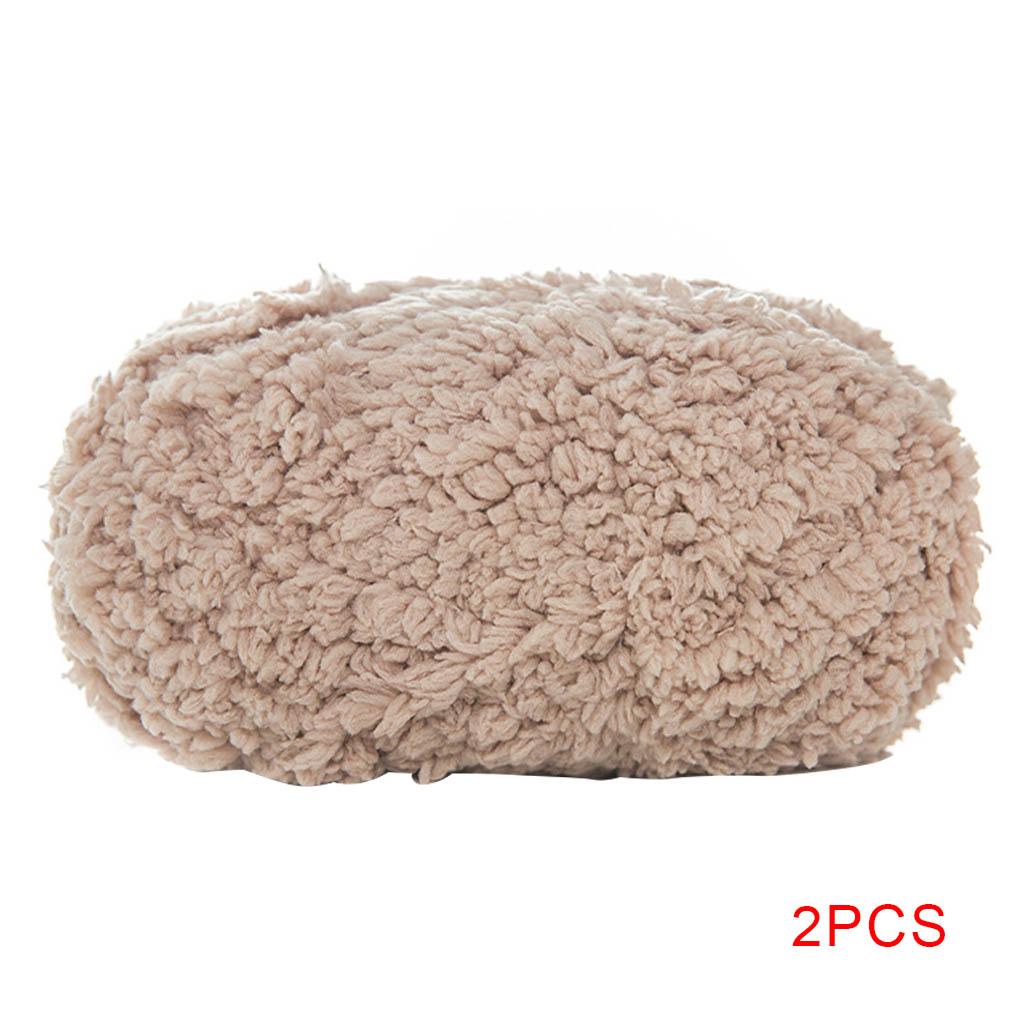 Polyester Velvet Knitting Thread Baby Cloth Knitting Yarn Fluffy Dolls Yarn