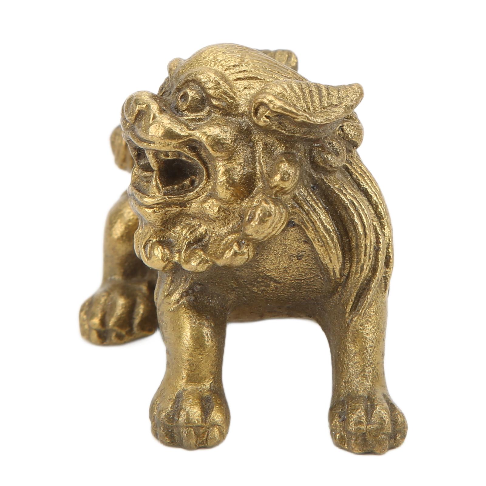 

Статуэтки животных, многоцелевые яркие изображения, латунная статуя для домашнего офиса, декор столешницы