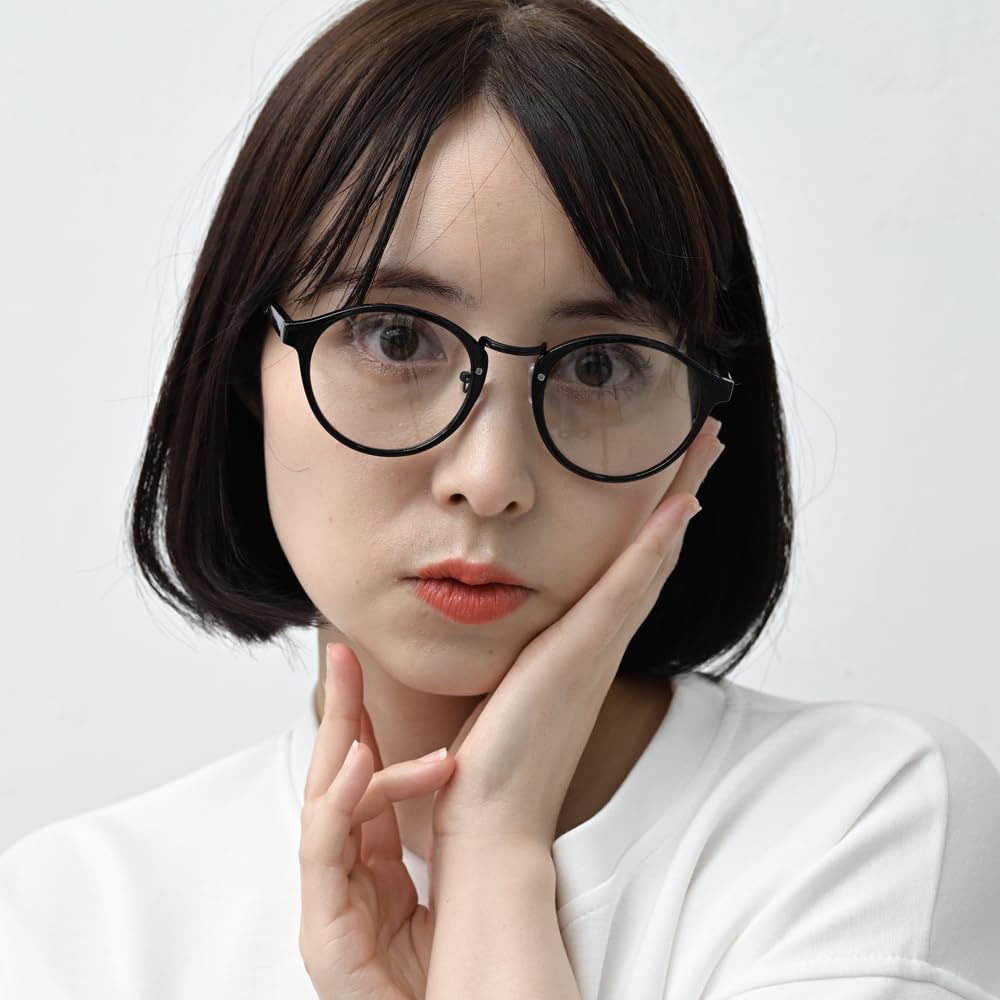 Black x Photochromic Fashion Glasses for Men and Polarized Sunglasses for UV400 Colored Boston Fashion UV Protection [FashionBerry] 1. Clear/Smoke