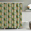 Floral Shower Curtain Vintage Paris Eiffel Tower Botanical Washable Fabric Bathroom Decor