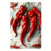 Vintage Christmas Metal Wall Decoration, Holiday Sticker Sign