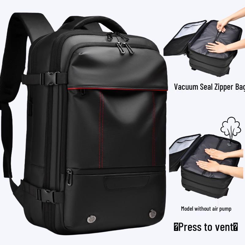 Men s Expandable Business Travel Backpack - Large Capacity & Multifunctional Vacuum Compression Design