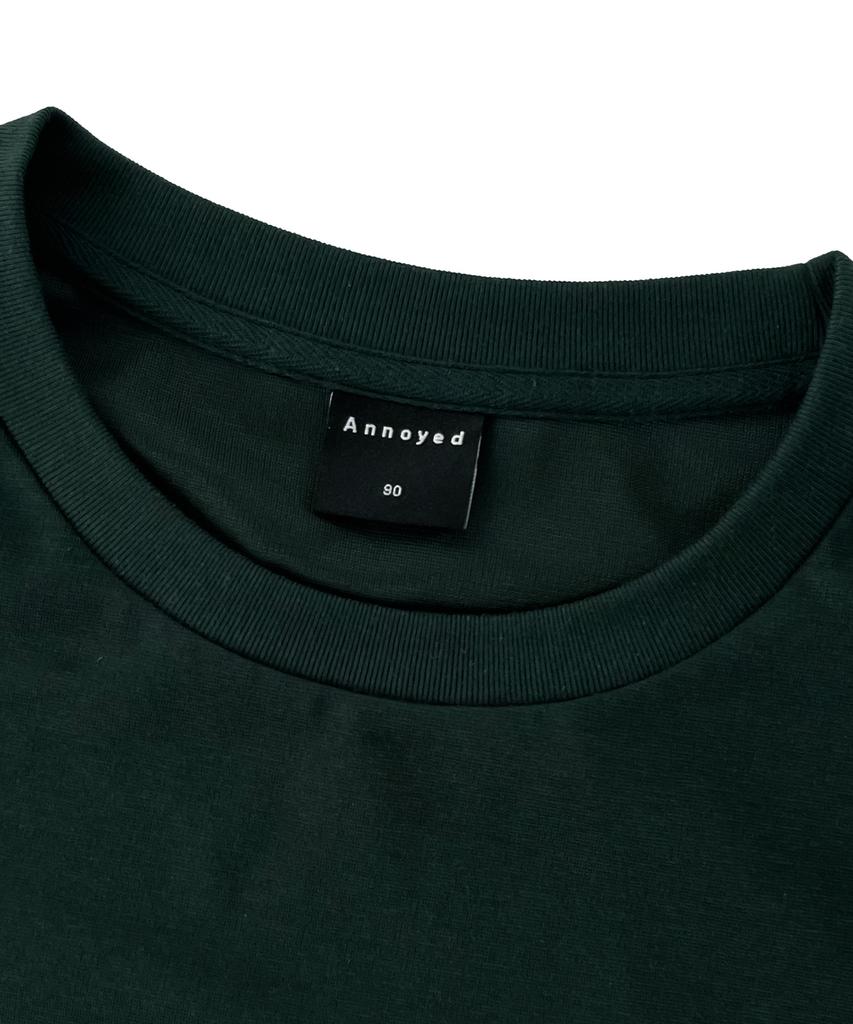 Eonoideu Smile Logo Short Sleeve T-Shirt Lq7Tu436_Dark Green