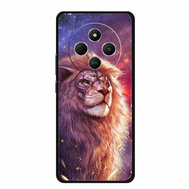 Phone Case For Xiaomi Redmi 14C Back Cover Case 14 C Black Silicone Soft Funda For Redmi 14C Case Redmi14C 6.88" Shockproof Bag
