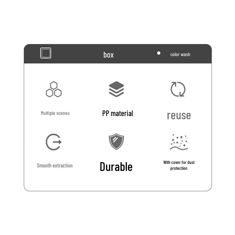 Holzdeckel Taschentuchbox