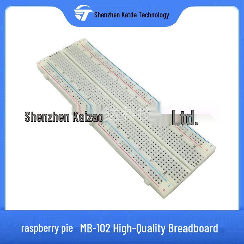 Raspberry Pi MB-102 Steckplatine 830 Lötpunkte, 165×55×10mm Universelles Experimentier-Schaltkreisplatine