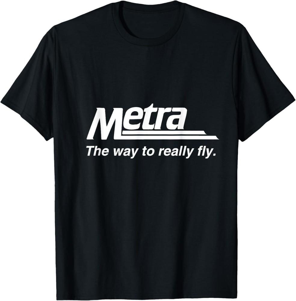Metra - The Way To Really Fly Chicago Trains Unisex T-Shirt Unisex T-Shirt XXL
