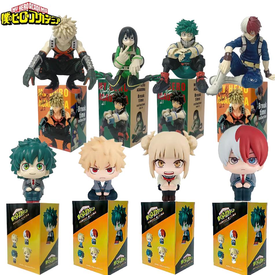 Sale Anime My Hero Academia Midoriya Izuku Bakugou Katsuki Ochaco Uraraka Anime Figure Toys for Kids Gift