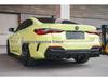 3D Style Carbon Fiber Rear Diffuser & Corner Extensions for BMW 4 Series G22 Coupe