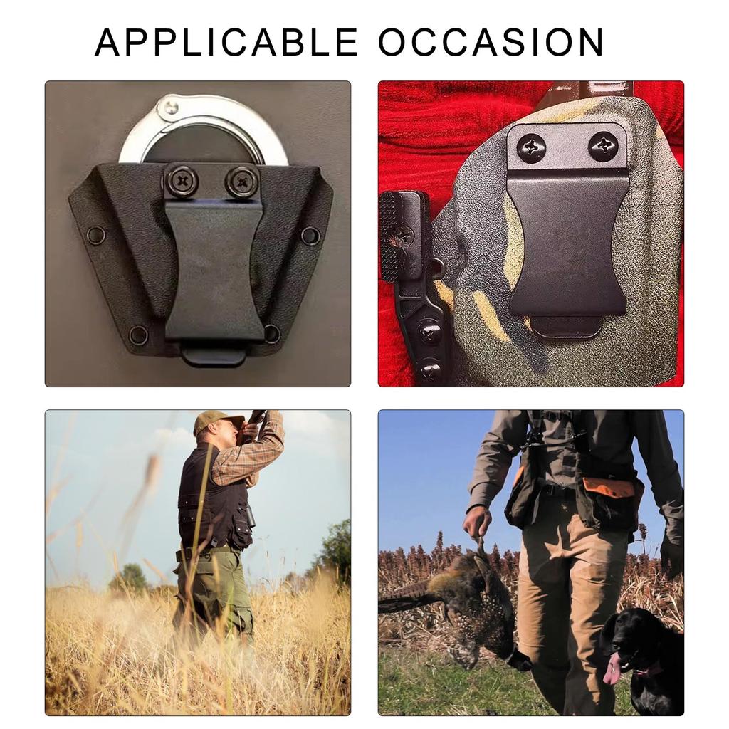 K-Scheide Taille Clip Zubehör K-Scheide Rückenclip mit Schrauben Taille Clip Scheide Tragetasche Clip K-Scheide Clip