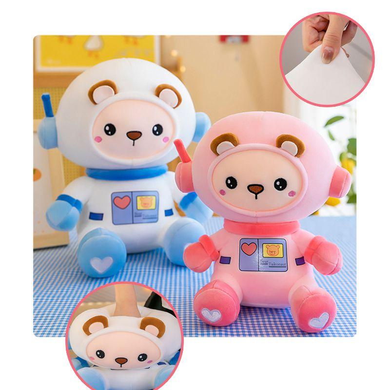 Entzückender Weltraum-Astronauten-Bär Plüschtier mit weichem und süßem Design für Kindergeburtstage