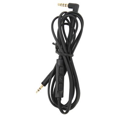 Replacement Headphone Cable with Mic Remote Volume Control for Sennheiser HD4.40 HD4.40BT HD4.50