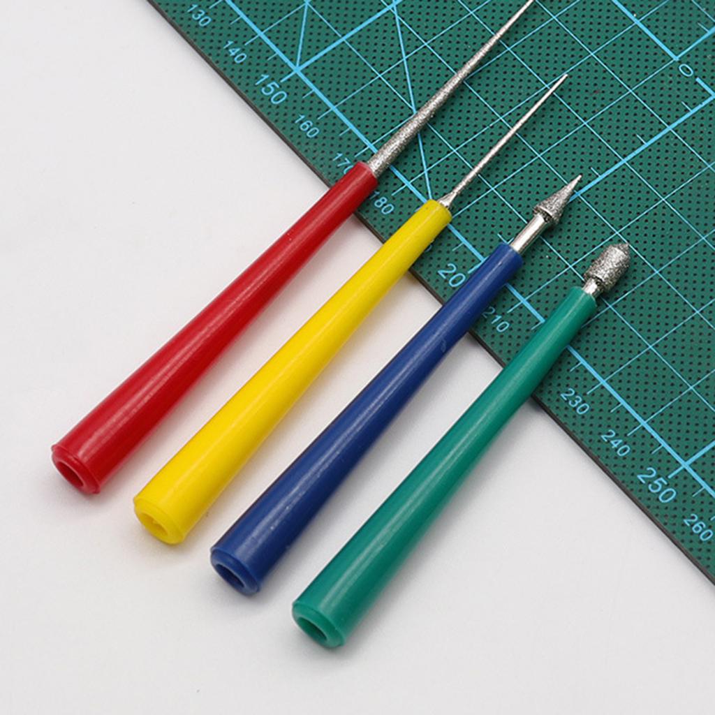 1 sada Klenotnícke nástroje Hrotový výstružník na korálky pre diamanty, perly, sklenené korálky Výstružník Pilník Nástroj na zväčšovanie otvorov na navliekanie korálok