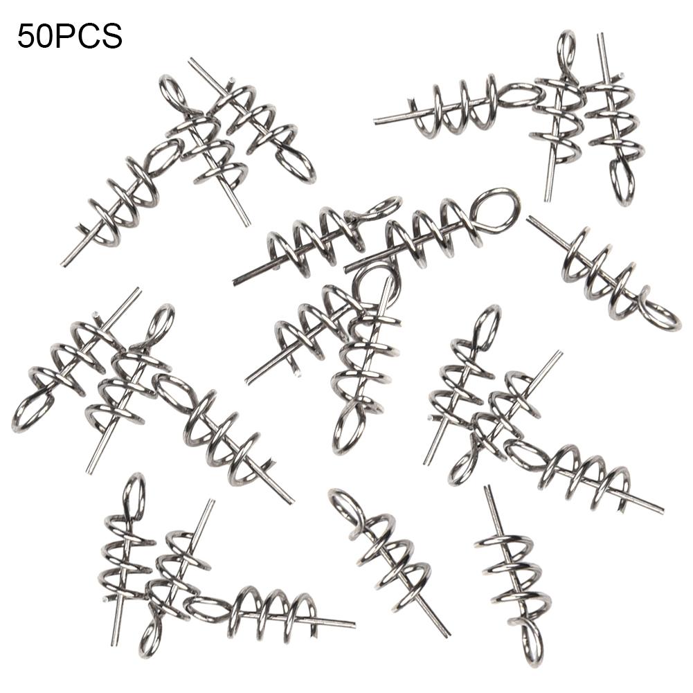 Spring Lock Pin Lure Pogo Pins Stainless Steel Crank Hook