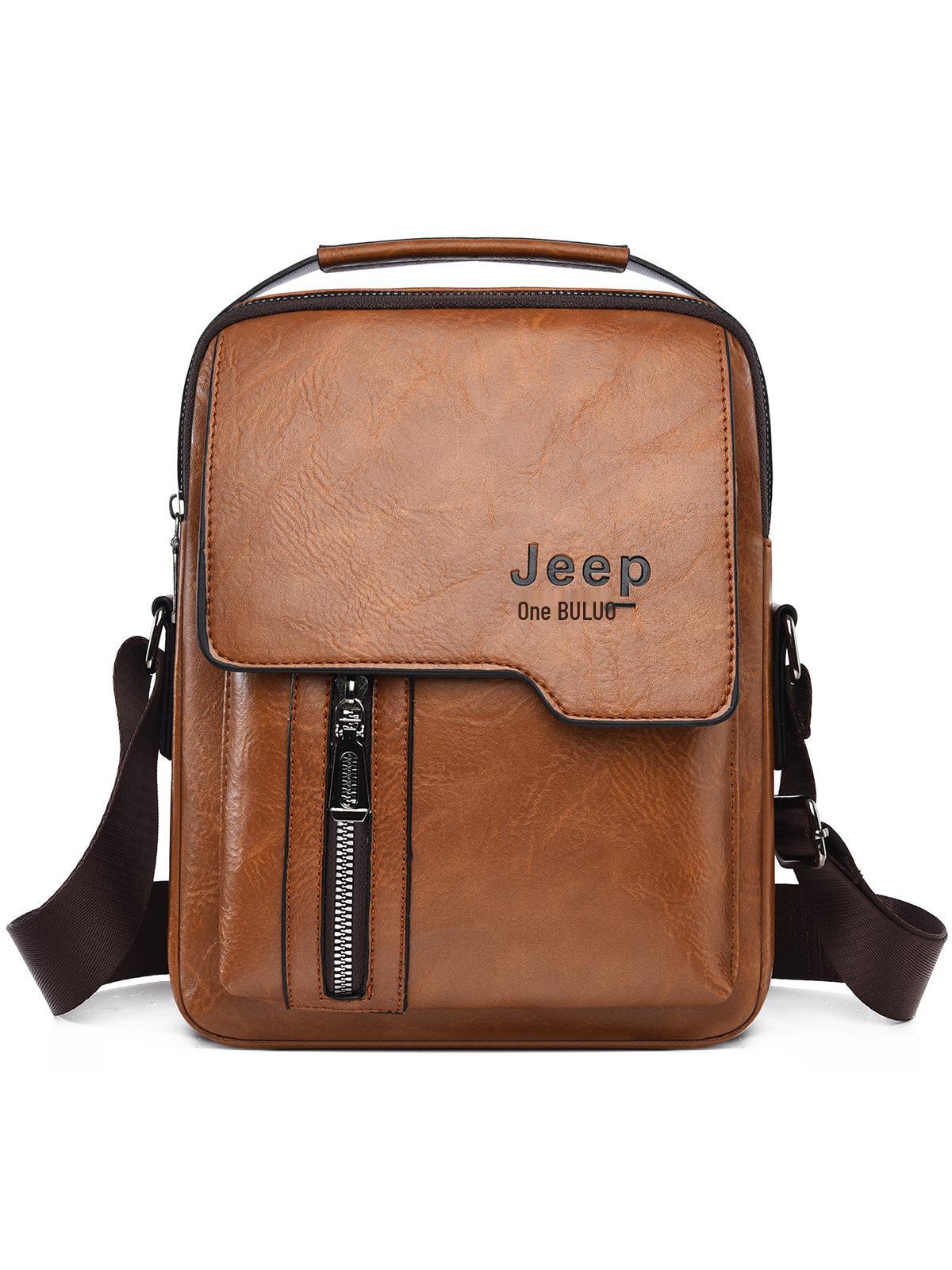 

Vintage Men’s Large Capacity Crossbody Shoulder Briefcase Bag