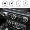 AC Air Conditioner Switch Knob Button Cover Trim for Jeep Wrangler JL JLU JT 18+