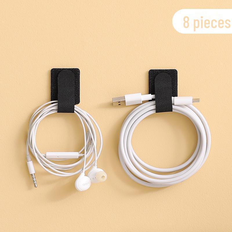 

3M Self-Adhesive Velcro Cable Management Strap for Charging and Computer Cables 20*55 3M adhesive backing білий