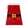 Big Velvet Santa Bag Soft Drawstring Christmas Gift Bag Extra Large Red Christmas Cloth Sack for Holiday Packaging Party Supplies