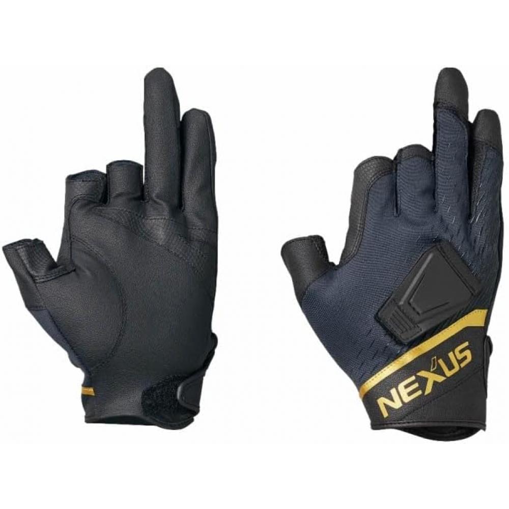 Shimano  Shimano  Ветрозащитная магнитная перчатка NexuS  3 пальца  S  Черный