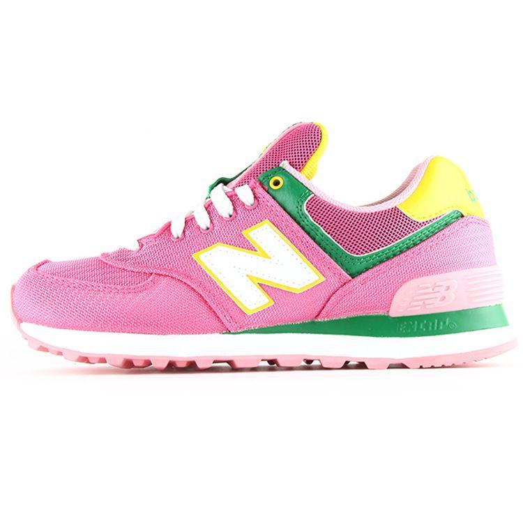 

New Balance Nb 574 Удобные Универсальные Кроссовки с Низким Верхом для Бега Женские кроссовки Розовые WL574PAH 38