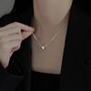 Heart-Shaped Clavicle Necklace: Elegant Design with Gentle Luxury for Women 2024