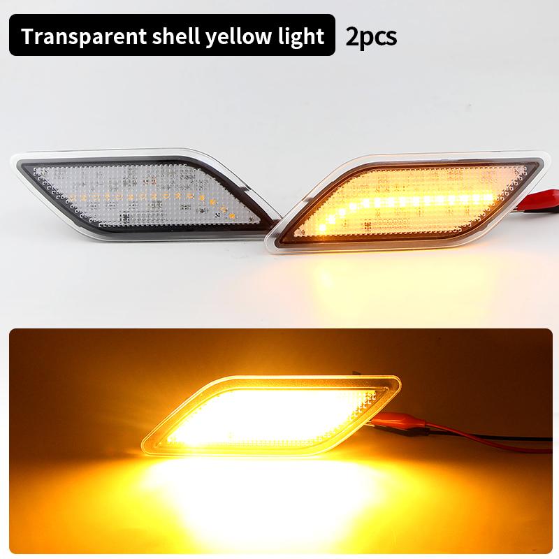 2X Car LED Dynamic Front Bumper Side Marker Lights OEM#2128200021 For Mercedes Benz W212 E250 E350 E400 E550 E63 AMG S