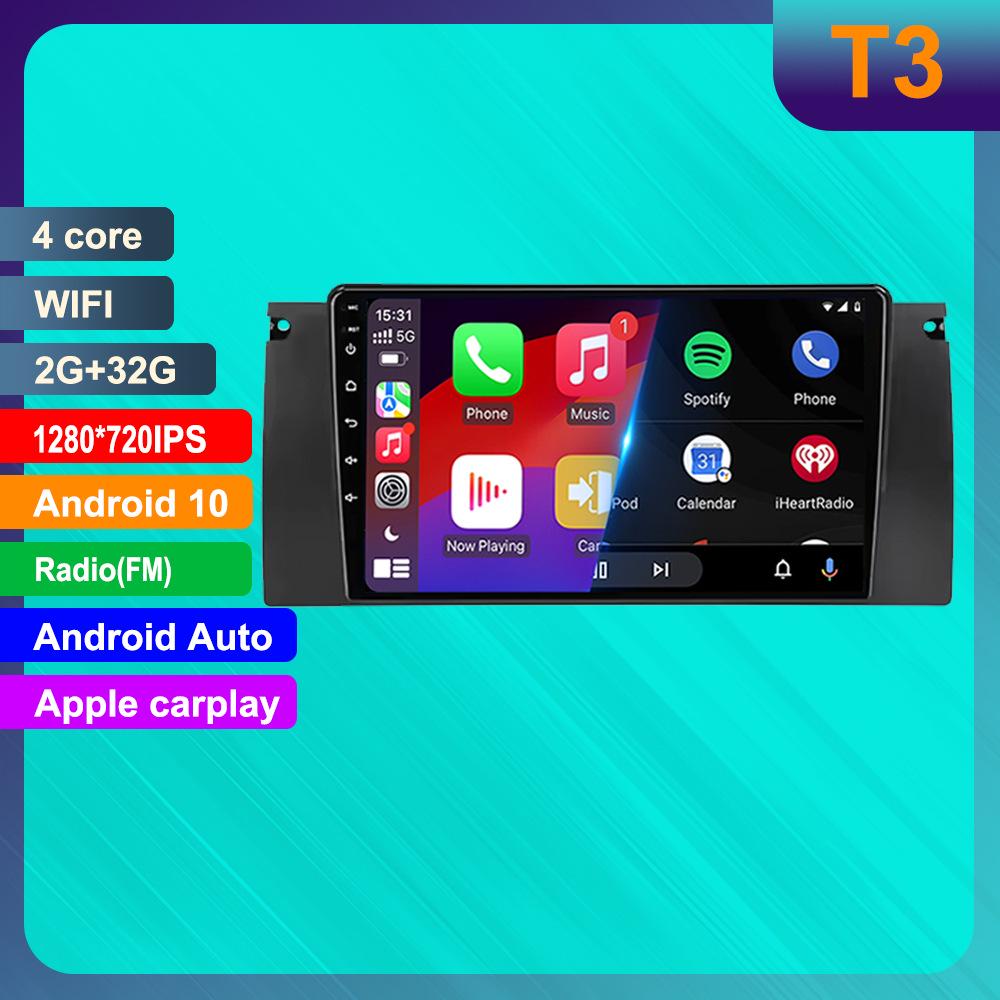 BMW M5 E39 E53 X5 Android Navigation System with Reverse Camera & CarPlay.