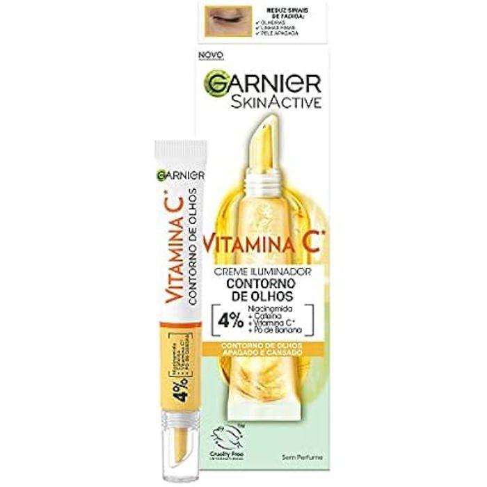 Crème Illuminatrice Contour Des Yeux - GARNIER - Vitamina C - 15 Ml - Tous Types De Peau - Femme