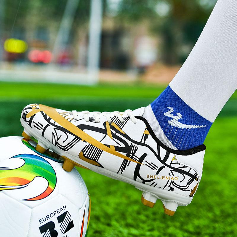 Zapatos de fútbol de talla 32-43 para hombre, zapatillas verdes de fútbol  para niños, zapatillas deportivas para exteriores, botas de fútbol ligeras  para hombre, entrenamiento - AliExpress