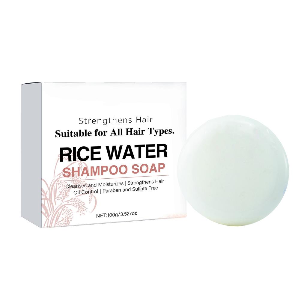 Rice Water Shampoo SoapEnhance Hair Increase Hair DensityMoisturize And NourishSoften And Smoothen