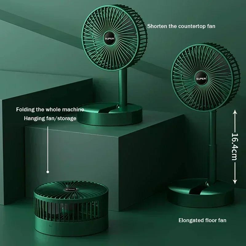 Handheld USB Mini Folding Wall Mounted Small Fan for Office Cooling, Household Desktop Portable Small Electric Fan Bbq Fan Fan