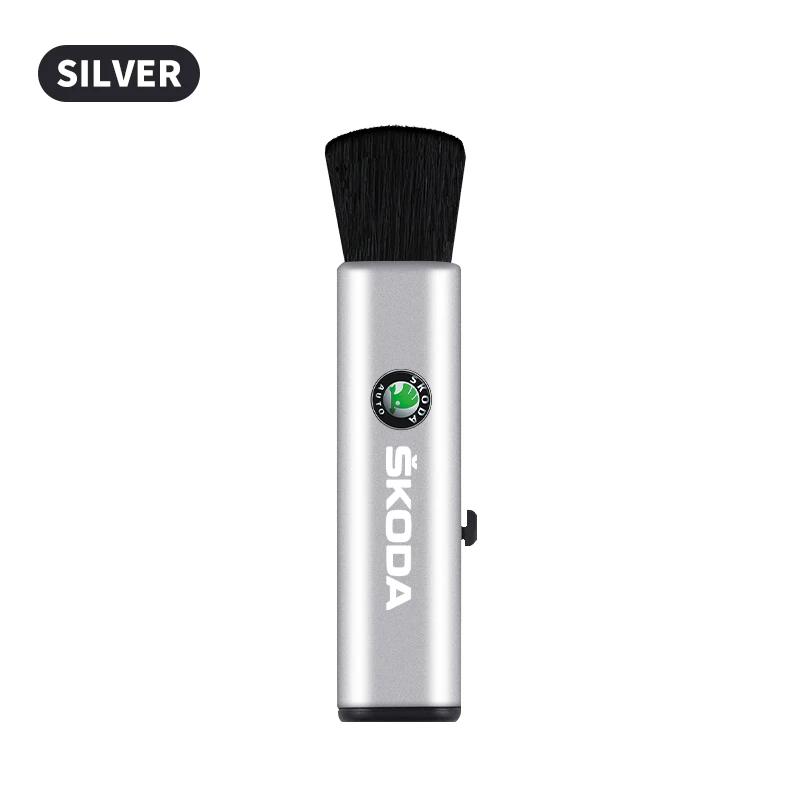 

Автомобильная наклейка 2025 Новая Кондиционер Автомобиля Выход Воздуха Выдвижная Очистка Пластик Мягкая Щетка Для Skoda Octavia A5 Superb старая Febia R