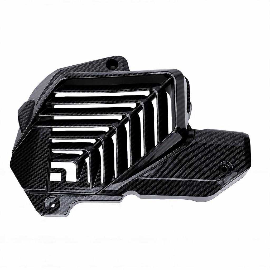 Motorcycle Water Tank Cover Protector Carbon Fiber Look Motorcycle Radiator Guard Replacement for PCX160 2021 To 2025