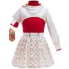 4 Zombies Dawn Of The Vampires Kids Cosplay Outfit Dress Halloween Fashion Party